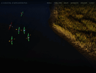 coastalexpeditions.com screenshot