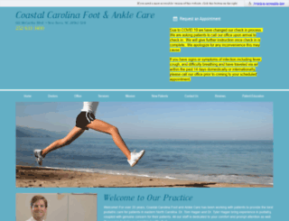 coastalfootdoctors.com screenshot