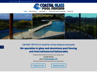 coastalglasspoolfencing.com.au screenshot