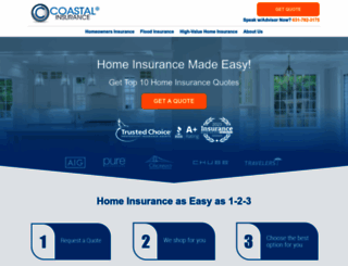 coastalinsurancesolution.com screenshot