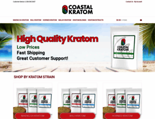 coastalkratom.com screenshot