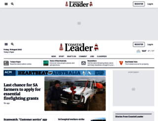 coastalleader.com.au screenshot
