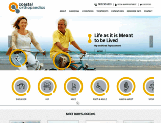 coastalorthopaedics.com.au screenshot