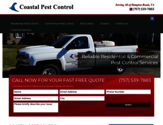 coastalpestcontrol.com screenshot