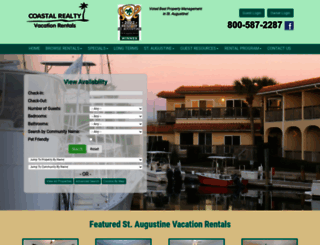 coastalrealtyvacationrentals.com screenshot