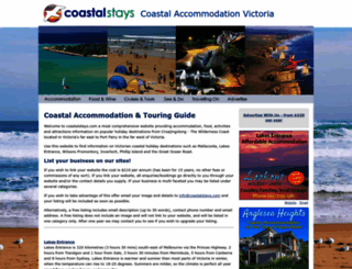 coastalstays.com screenshot