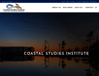coastalstudiesinstitute.org screenshot