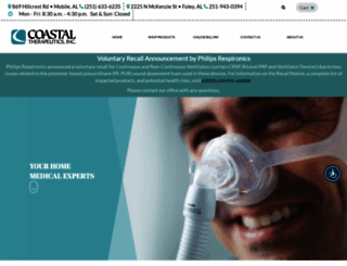 coastaltherapeutics.com screenshot