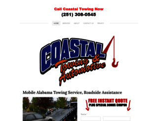 coastaltowing-mobile.com screenshot
