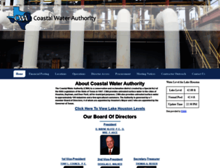 coastalwaterauthority.org screenshot
