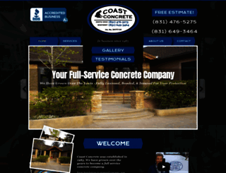 coastconcrete.com screenshot