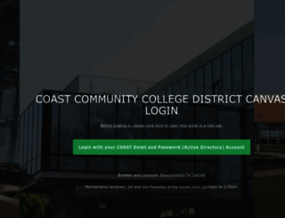 coastdistrict.instructure.com screenshot