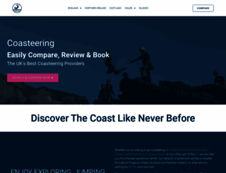 coasteering.co.uk screenshot