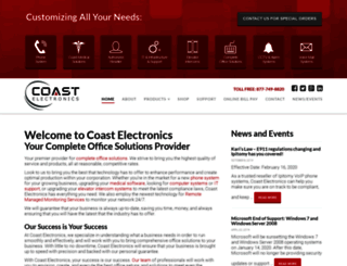 coastelectronics.com screenshot