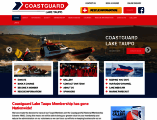 coastguardlaketaupo.nz screenshot