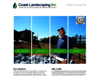 coastlandscaping.com screenshot