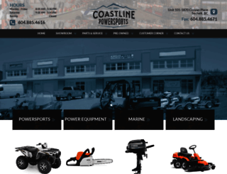 coastlinepowersports.com screenshot