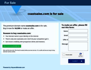 coastsales.com screenshot