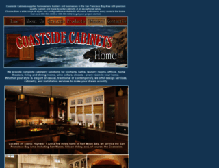 coastsidecabinets.com screenshot