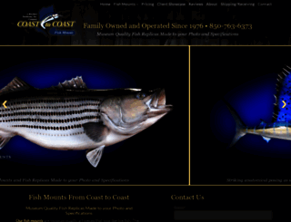 coasttocoastfishmounts.com screenshot