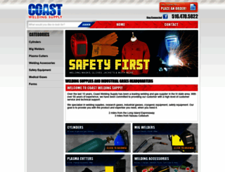 coastweldingsupply.com screenshot