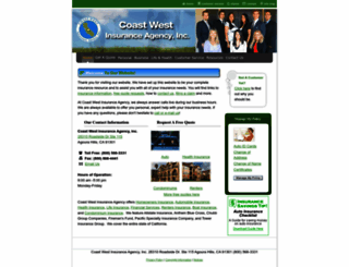 coastwestinsurance.com screenshot