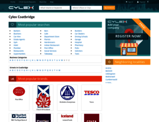 coatbridge.cylex-uk.co.uk screenshot