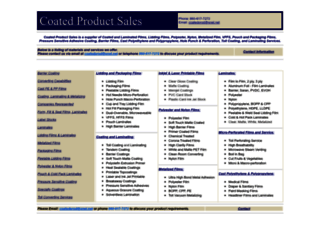 coatedproduct.com screenshot