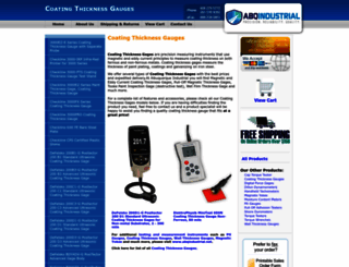 coating-thickness-gauge.net screenshot