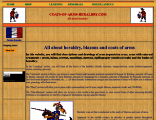 coats-of-arms-heraldry.com screenshot