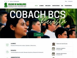 cobachbcs.edu.mx screenshot