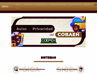 cobaeh.edu.mx screenshot