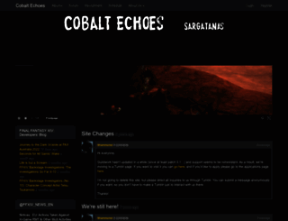 cobaltechoes.guildwork.com screenshot