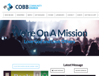 cobbcc.church screenshot