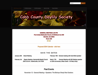 cobbdaylily.com screenshot