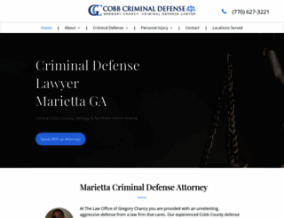 cobbdefense.com screenshot