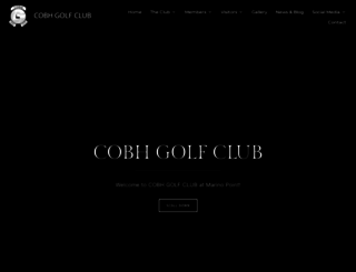 cobhgolfclub.ie screenshot