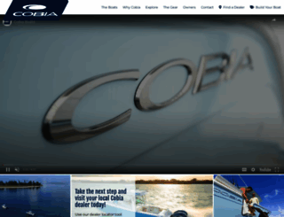 cobiaboats.com screenshot