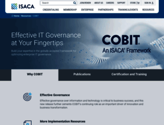 cobitonline.isaca.org screenshot