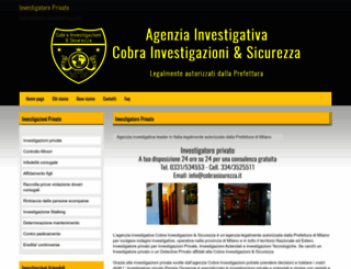 cobrainvestigazioni.it screenshot