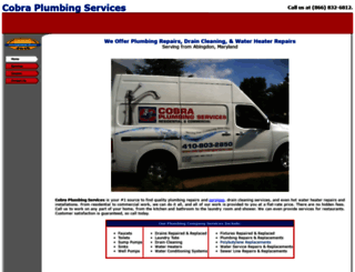 cobraplumbingservices.com screenshot