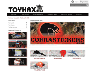 cobrastickers.com screenshot