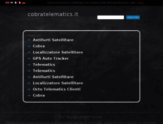 cobratelematics.it screenshot