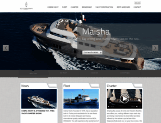 cobrayacht.com screenshot