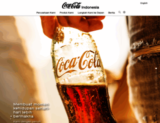 coca-cola.co.id screenshot