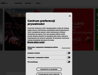 coca-cola.pl screenshot