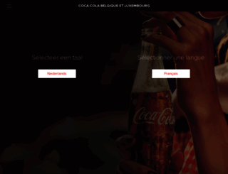 coca-colalight.be screenshot