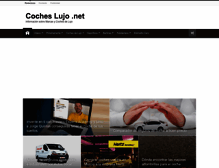 cocheslujo.net screenshot