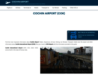 cochinairport.com screenshot