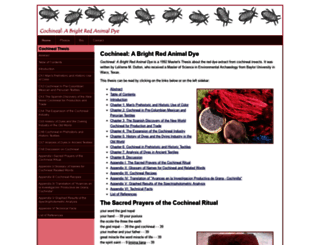 cochineal.info screenshot